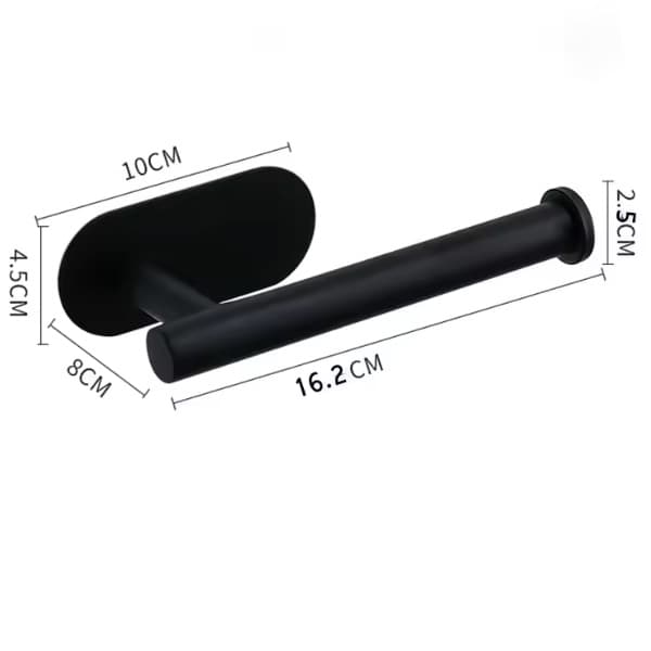 Adhesive Paper Towel Holder Elite 1Pcs 5 Stainless small black dimension -min
