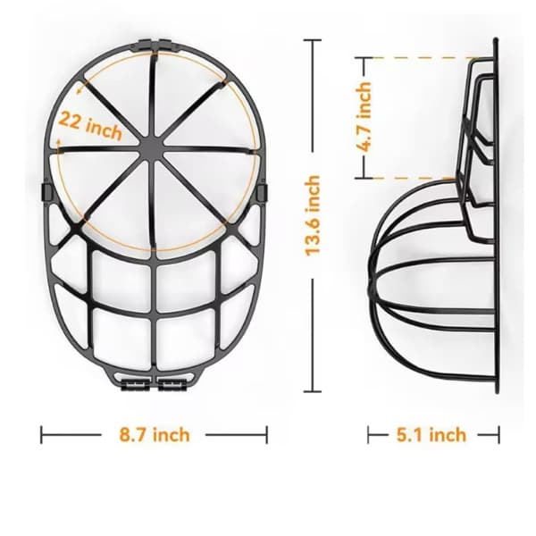 Hat Washer Cage Cap Elite 1Pcs Washer 4 cap Washer Cage Cap Elite 1Pcs Washer hat dimension -min
